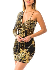 Multi-Chain Mini dress